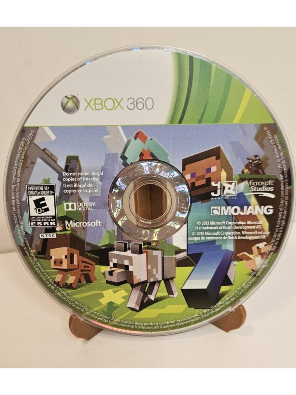 Minecraft (Microsoft Xbox 360, 2013) - Disk Only - Tested, Working